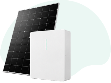 Painéis solares com bateria